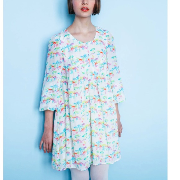 🍄 Family Affairs Mushroom Carousel Dress || Size Small - Picture 6 of 6